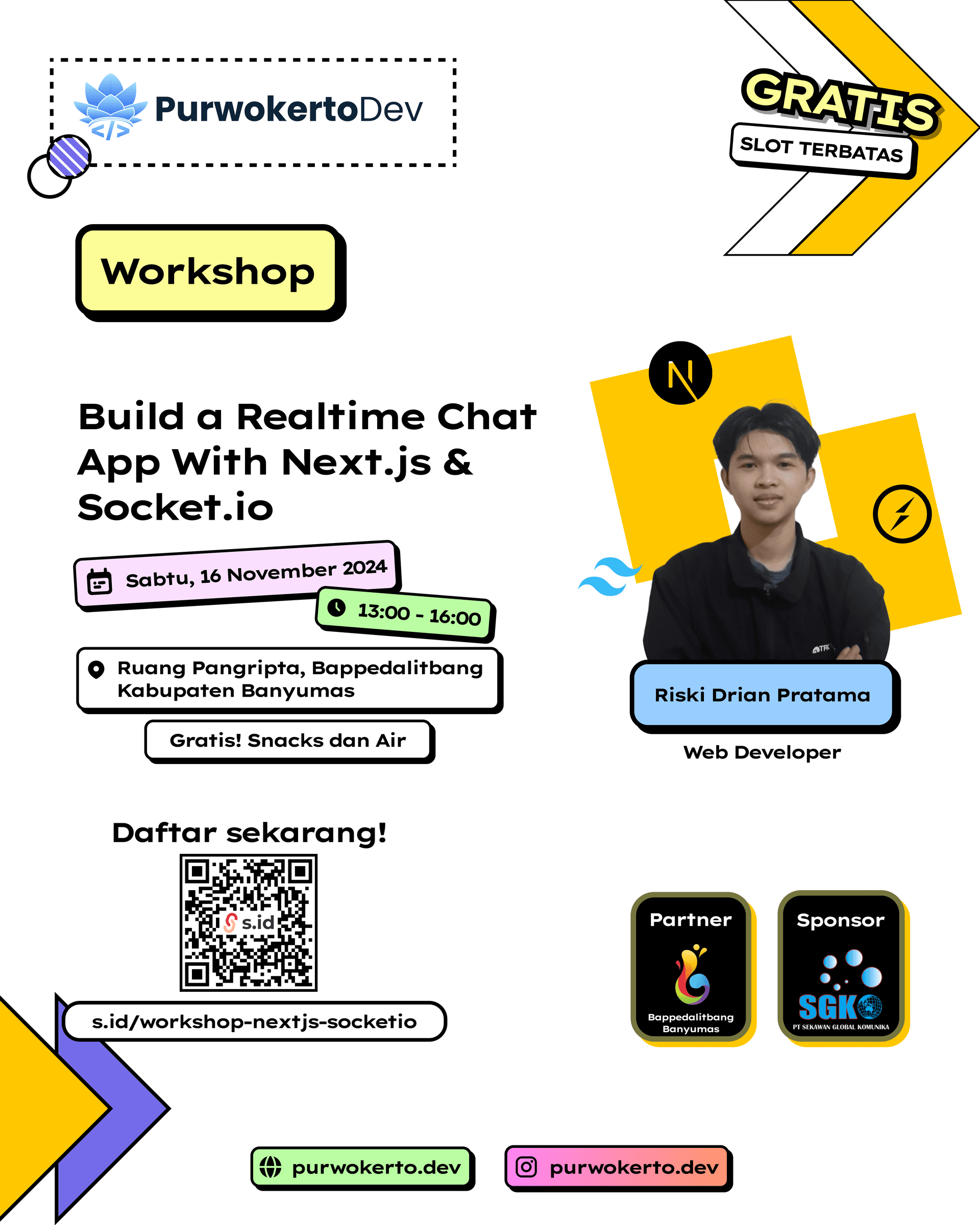 Workshop: Build a Realtime Chat App With Next.js & Socket.io